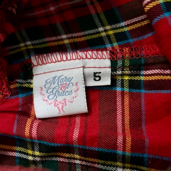 MARY & GRACE boys size 5 Plaid Pants - Picture 3 of 3